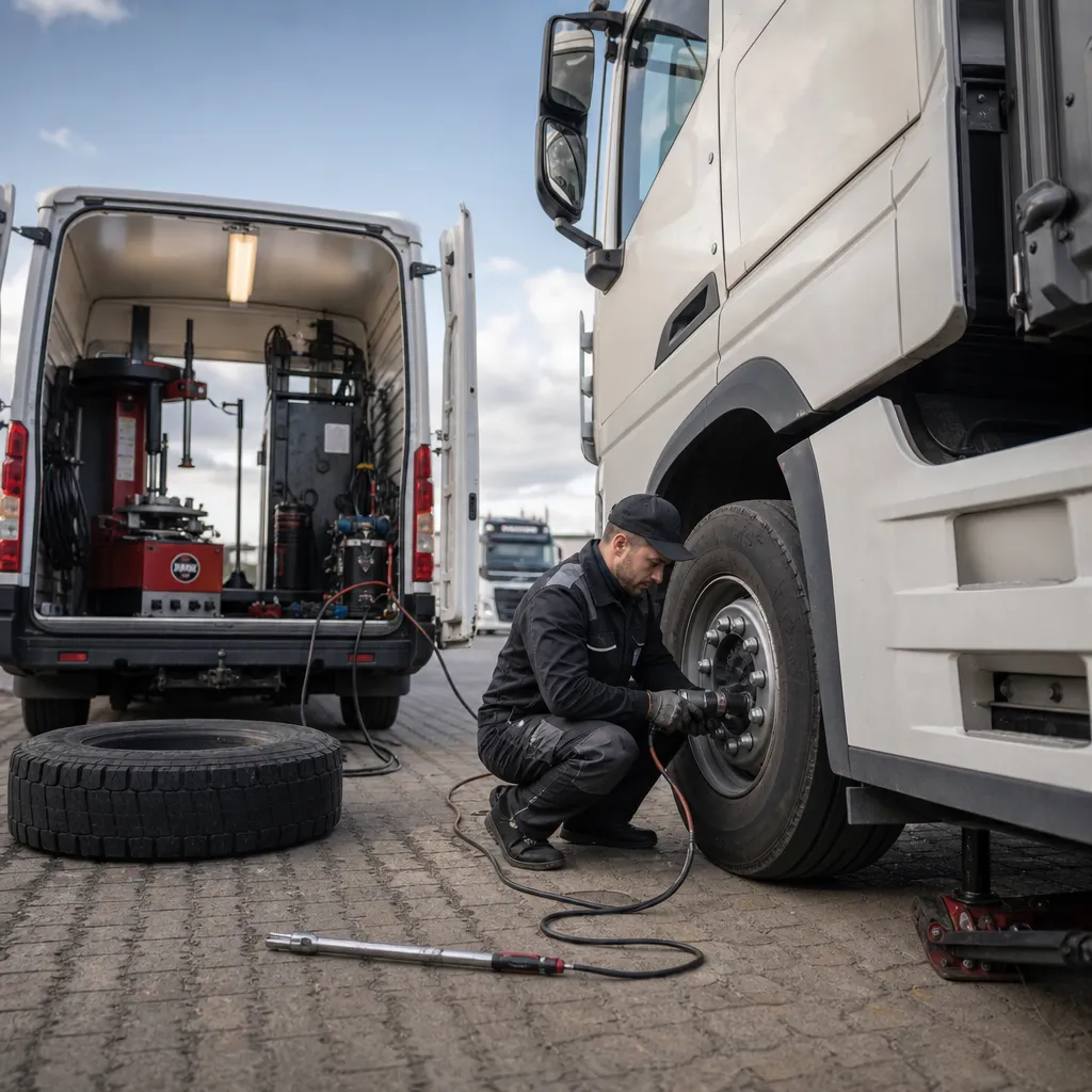 Mobilna wulkanizacja ciężarowa Starachowice
