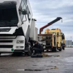 Awaria ciężarówki pomoc Sosnowiec