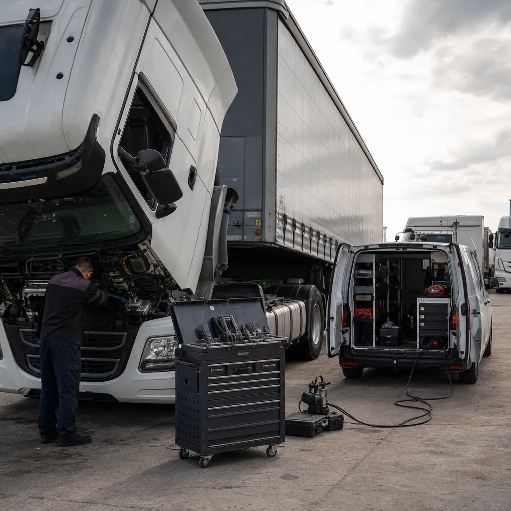 Mobilny serwis ciężarówek Konin