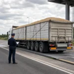 Mandat za przeładowanie ciężarówki