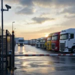 Parking ciężarowy strzeżony Łódzkie